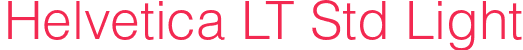 Helvetica LT Std Light